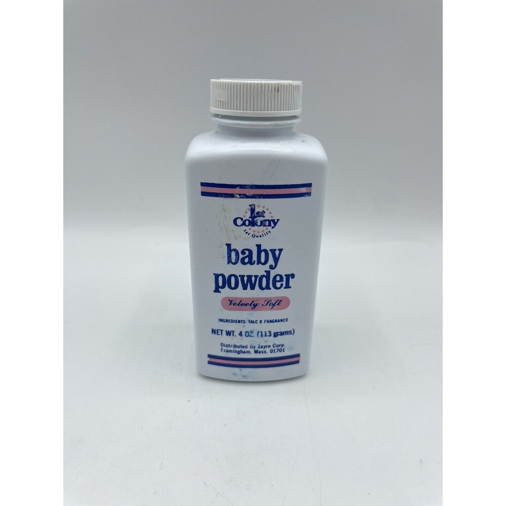 1st Colony Baby Powder Bath Talc 1.5 oz Velvety Soft discontinued Bs278